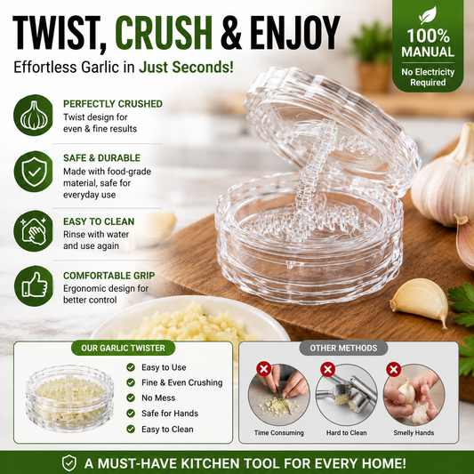 Manual Garlic Twister And Masher
